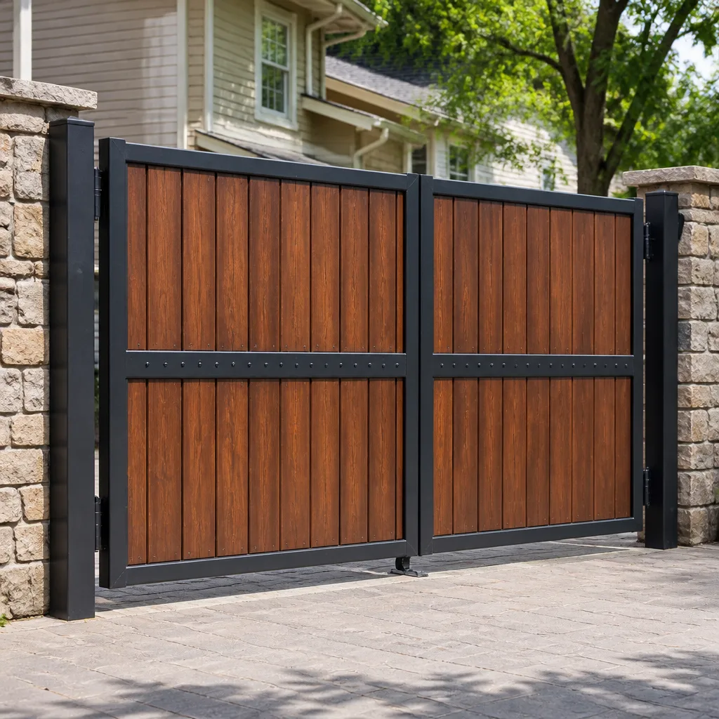 Wood & steel frame